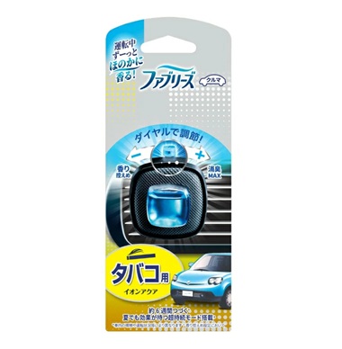 【２４個セット】【１ケース分】 P&G ファブリーズ イージークリップ クルマ用 タバコ用イオンアクア(1個入)×２４個セット　１ケース分【正規品】