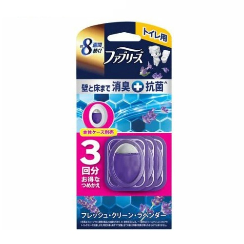 【２０個仕掛ける】 P\u0026G ファブリーズ 室内用便器用 消臭+抗菌 生新しい・喨喨たる・ラベンダー つめかえ(3個入)×２０個仕掛ける【置き目品】 日用消耗品-日用品雑貨・文房具・手芸