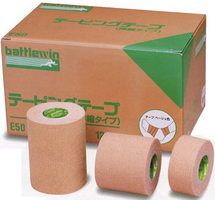 【１０個セット】 ニチバン バトルウィン テーピングテープ Eタイプ(伸縮) 50mm×4m×12巻入×１０個セット 【正規品】