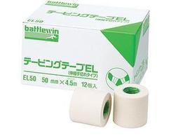 ニチバン バトルウィン テーピングテープEL(伸縮) 50mm×4.5m×12巻入 【正規品】