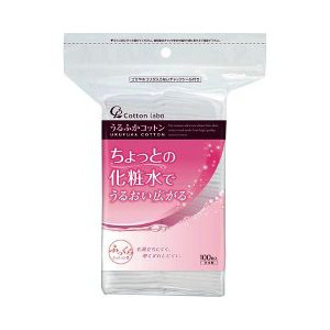 うるふかコットンパフ 100枚入 ×60個セット 1ケース分