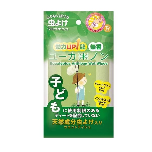 【９６個仕掛ける】【１入れもの分】 役立つこと原材料 ユーカノン 虫よけ情の籠もったティシュ 15枚入×９６個仕掛ける １入れもの分 【置き目品】【ori】