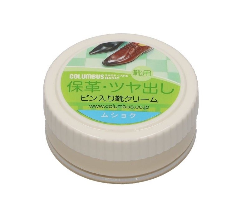 【１４４個セット】【１ケース分】 コロンブス ベーシック 保皮・ツヤ出しビン入り靴クリーム ムショク 45g×１４４個セット　１ケース分 【正規品】【mor】【ご注文後発送までに2週間前後頂戴する場合がございます】