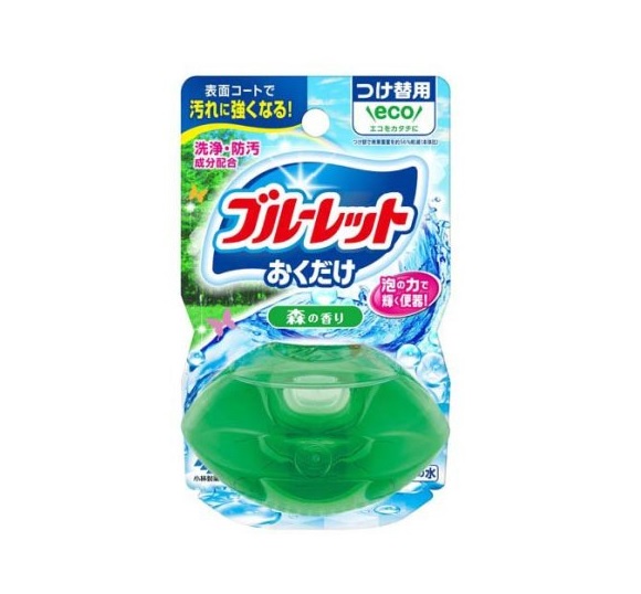 【４８個仕かける】【１容れもの分】  小林製薬 流動物ブルーレットおくだけ つけ替用 森の芳ばしさ(70ml)×４８個仕かける １容れもの分 【決まり品】 日用品雑貨・文房具・手芸-日用消耗品