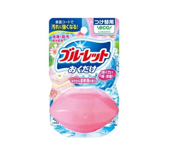 【４８個セット】【１ケース分】 小林製薬 液体ブルーレットおくだけ つけ替用 洗いたてほのかな柔軟剤の香り(70ml)×４８個セット　１ケース分　【正規品】