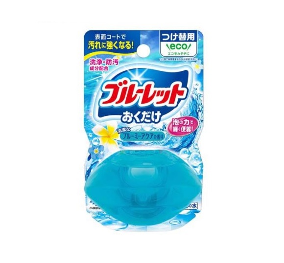 【４８個仕かける】【１容れもの分】  小林製薬 流動物ブルーレットおくだけ つけ替用 ブルーミーアクアの芳ばしさ(70ml)×４８個仕かける １容れもの分 【決まり品】 日用品雑貨・文房具・手芸-洗剤・柔軟剤・クリーナー