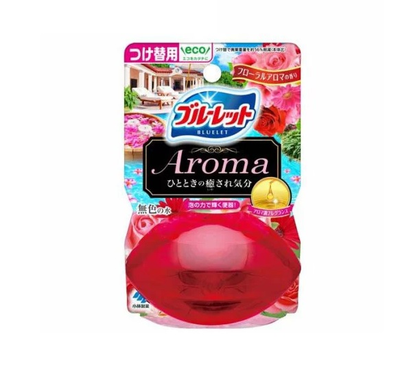 【４８個セット】【１ケース分】 小林製薬 液体ブルーレットおくだけ アロマ つけ替用 フローラルアロマの香り(70ml)×４８個セット　１ケース分　【正規品】