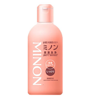 【２０個セット】 ミノン 薬用全身シャンプー しっとりタイプ ミニボトル 120ml&times;２０個セット 【正規品】【医薬部外品】｜ソレイユ店