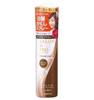 【２４個セット】【１ケース分】 サロンドプロ カラーオンスプレー ナチュラルブラウン 82g×２４個セット　１ケース分 【正規品】【dcs】