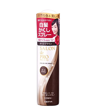 【２４個セット】【１ケース分】 サロンドプロ カラーオンスプレー ダークブラウン 82g×２４個セット　１ケース分 【正規品】【dcs】