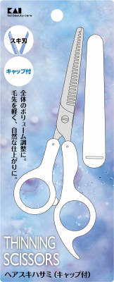 【１２０個セット】【１ケース分】 ヘアスキハサミ(キャップ付) &times;１２０個セット　１ケース分【正規品】【mor】【ご注文後発送までに2週間前後頂戴する場合がございます】｜ソレイユ店