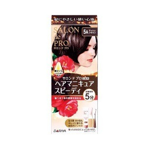 【２４個セット】【１ケース分】 サロンドプロ 白髪用 ヘアマニキュア・スピーディ 5A アッシュブラウン 1セット&times;２４個セット　１ケース分 【正規品】【dcs】｜ソレイユ店