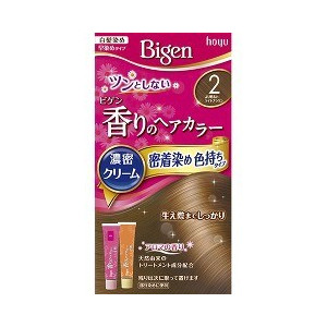 【２７個セット】【１ケース分】 ビゲン 香りのヘアカラー クリーム 2 より明るいライトブラウン 1セット×２７個セット　１ケース分 【正規品】【dcs】【t-2】
