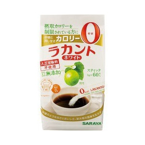 【２４個セット】【１ケース分】 ラカント ラカントホワイト スティック 3g*60本×２４個セット　１ケース分【正規品】【mor】【ご注文後発送までに2週間前後頂戴する場合がございます】 ※軽減税率対象品