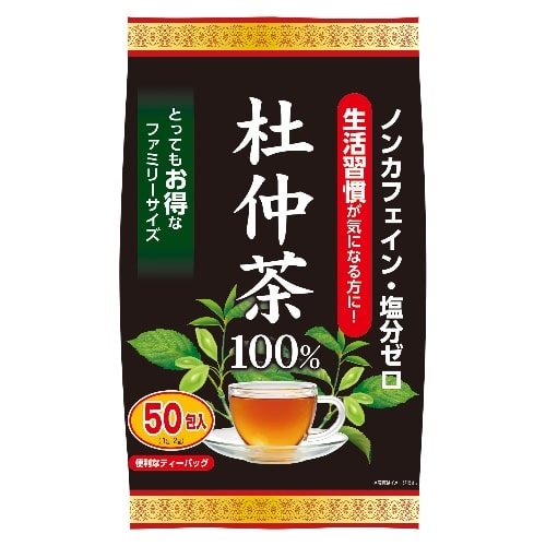【２４個セット】【１ケース分】 ユーワ 杜仲茶100% 50包&times;２４個セット　１ケース分　【正規品】※軽減税率対象品｜ソレイユ店