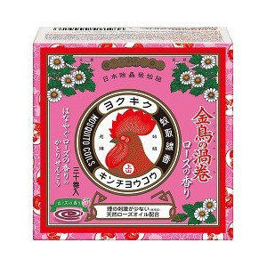 【２４個セット】【１ケース分】 金鳥の渦巻 ミニサイズ ローズの香り 30巻 ×２４個セット　１ケース分【正規品】