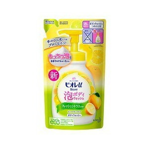 【１５個セット】【１ケース分】 ビオレu 泡で出てくるボディウォッシュ フレッシュシトラスの香り つめかえ用 480ml ×１５個セット　１ケース分 【正規品】【dcs】
