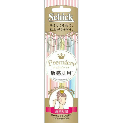 【１４４個セット】【１ケース分】 シック プレミア 敏感肌用 まゆ用 Lディスポ(3本入)×１４４個セット　１ケース分 【正規品】【dcs】【k】【mor】【ご注文後発送までに1週間前後頂戴する場合がございます】