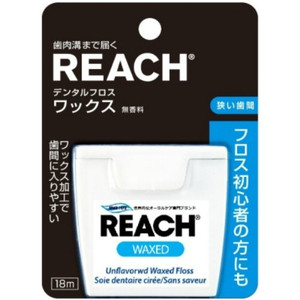 【７２個セット】【１ケース分】 リーチ デンタルフロスワックス18ｍ×７２個セット　１ケース分　 【正規品】【k】【ご注文後発送までに1週間前後頂戴する場合がございます】