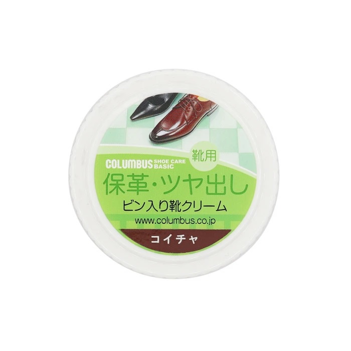 【１４４個セット】【１ケース分】 コロンブス ベーシック ビン入り靴クリーム 保革・ツヤ出し コイチャ×１４４個セット　１ケース分 【正規品】【mor】【ご注文後発送までに2週間前後頂戴する場合がございます】