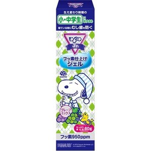【４０個セット】【１ケース分】 モンダミン ジュニア フッ素仕上げジェル グレープミックス味 80g&times;４０個セット　１ケース分【正規品】｜ソレイユ店