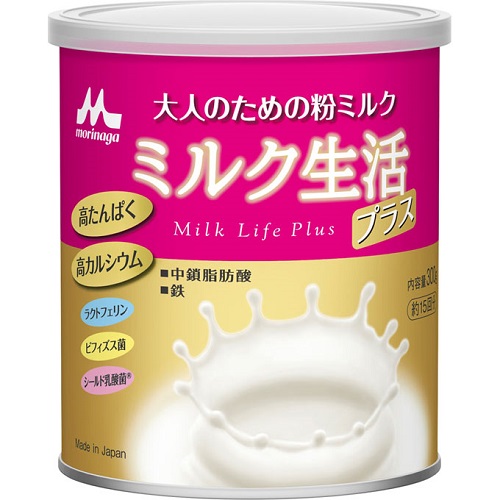 【１２個セット】【１ケース分】 大人のための粉ミルク ミルク生活プラス 300g &times;１２個セット　１ケース分 【正規品】【dcs】 ※軽減税率対象品｜ソレイユ店
