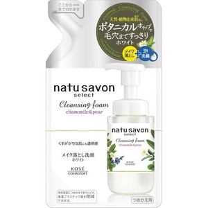 【３６個セット】【１ケース分】 ソフティモ ナチュサボン セレクト ホワイト クレンジングフォーム つめかえ 180mL&times;３６個セット　１ケース分 【正規品】【dcs】｜ソレイユ店