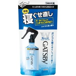 【１８個セット】 ギャツビー 寝ぐせ直しウォーター つめかえ用 250mL ×１８個セット　１ケース分 【正規品】【dcs】