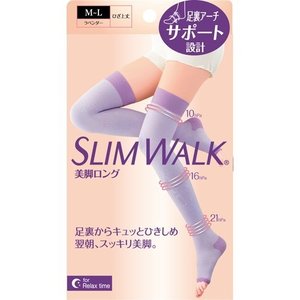 スリムウォーク 美脚ロング M-L 1足×5個セット