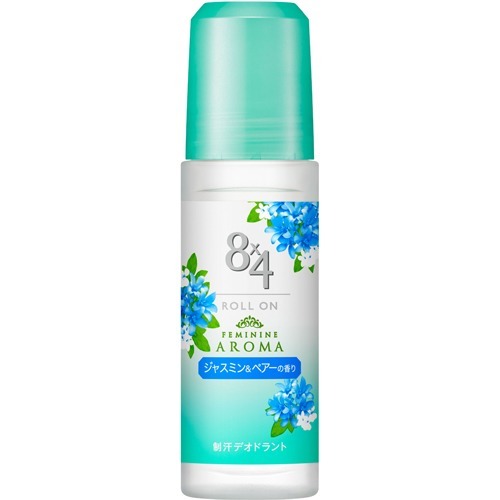 【48個セット】【1ケース分】 エイトフォー ロールオン ジャスミン&ペアーの香り 45ml ×48個セット 1ケース分 【正規品】【dcs】|ソレイユ店