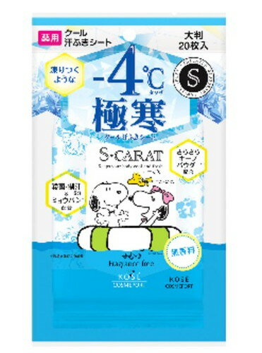【３６個仕掛ける】【１入れもの分】 エスカラット 薬用デオドラント 大判冷やりとした居敷き 無芳ばしさ 20枚入×３６個仕掛ける １入れもの分【置き目品】【t-3】