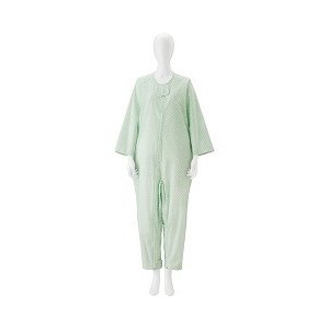 竹虎 介護ねまき グリーン M 1枚 【正規品】【mor】 【ご注文後発送までに2週間以上頂戴する場合がございます】
