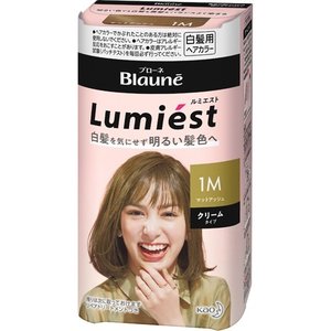 【10個セット】 ブローネ ルミエストヘアカラー クリーム1M マットアッシュ 1セット ×10個セット 【正規品】|ソレイユ店
