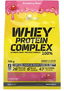 オリンプ ホエイプロテイン コンプレックス 100% ストロベリー 700g×5個セット ※軽減税率対象品