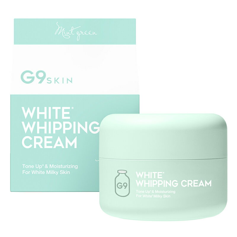 G9 ホワイトホイッピングクリームミントグリーン 50g×１０個セット ＷＨＩＴＥ ＷＨＩＰＰＩＮＧ ＣＲＥＡＭ 【初回限定】