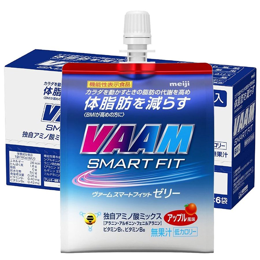 SALE 出色 98%OFF ヴァーム スマートフィットゼリー アップル風味 180g×6袋 正規品
