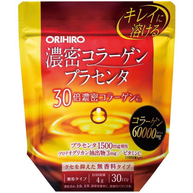 【２０個仕かける】オリヒロ 鬱然たるコラーゲンプラセンタ 120g×２０個仕かける 【決まり品】【ori】 ※楽にする税率客体品 ダイエット・健康-サプリメント-コラーゲン