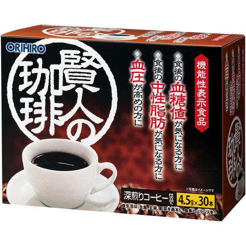 【１０個セット】オリヒロ　賢人の珈琲 4.5g×30本×１０個セット 【正規品】【ori】 ※軽減税率対象品