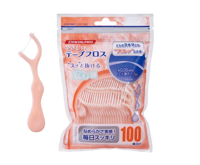 【１２０個セット】 デンタルプロ やさしいテープフロス 100本×１２０個セット　１ケース分 【正規品】【mor】【ご注文後発送までに2週間前後頂戴する場合がございます】【t-2】