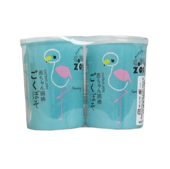【５０個セット】【１ケース分】平和メディク コットン・ズー 赤ちゃん綿棒 ごくぼそ(200本*2パック)&times;５０個セット　１ケース分【正規品】【ori】｜ソレイユ店