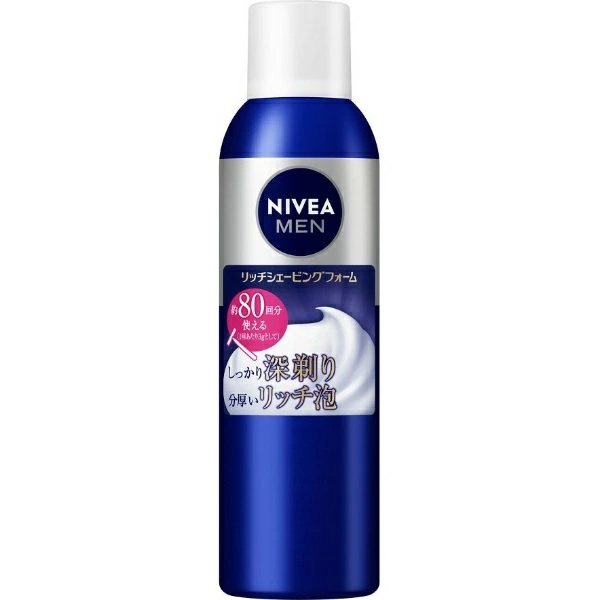 【２４個仕掛ける】【１入れもの分】  名取り草 ニベアメン リッチシェービングフォーム(245g)×２４個仕掛ける １入れもの分 【置き目品】