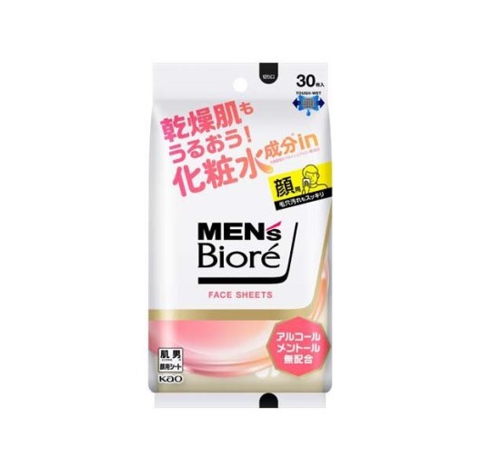 【３０個セット】 花王 メンズビオレ フェイスシート 化粧水成分in(30枚入)×３０個セット【正規品】