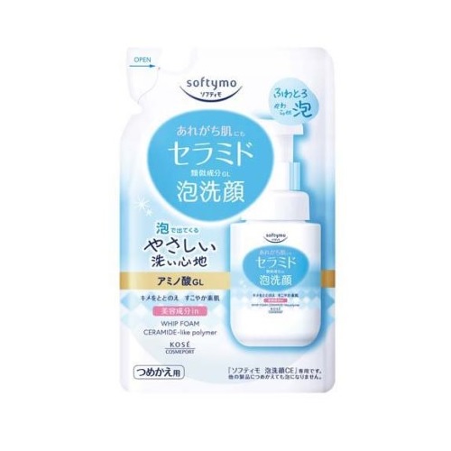 【３６個セット】【１ケース分】 コーセー ソフティモ 泡洗顔 セラミド つめかえ(130ml)×３６個セット　１ケース分【正規品】