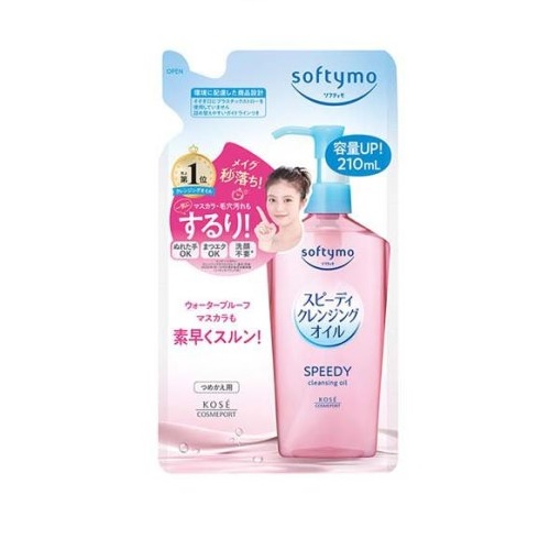 【３６個セット】【１ケース分】 コーセー ソフティモ スピーディ クレンジングオイル つめかえ(210ml)×３６個セット　１ケース分　【正規品】