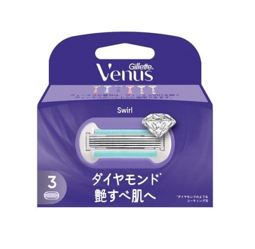 【40個セット】【1ケース分】 P&G ジレット ヴィーナス スワール 替刃(3個入)×40個セット 1ケース分 【正規品】【mor】|ソレイユ店