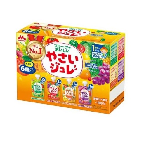 【２０個セット】 森永 フルーツでおいしいやさいジュレ(70g*6個入)×２０個セット【正規品】【s】※軽減税率対象品