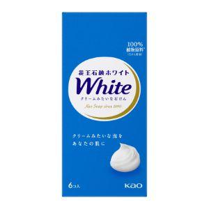 【２０個セット】【１ケース分】 花王　花王石鹸ホワイト　普通サイズ６個入り×２０個セット　１ケース分　【正規品】