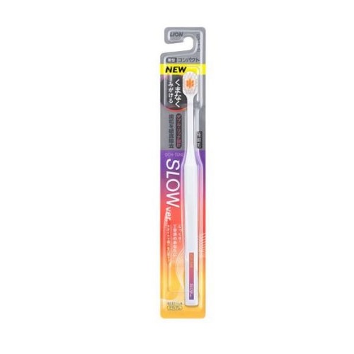 【１２０個セット】【１ケース分】 ライオン OCH-TUNE ハブラシ SLOW(1本)×１２０個セット　１ケース分　【正規品】
