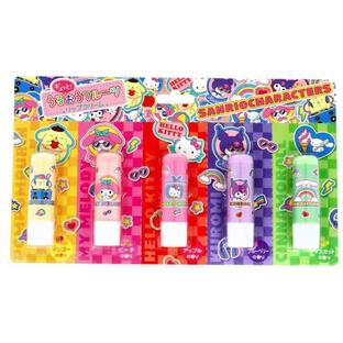 【２０個セット】 サンリオキャラクターズ ギュッと！うるおうフルーツリップクリーム(3.5g*5本入)×２０個セット【正規品】