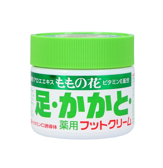 【４８個仕掛ける】【１入れもの分】 オリヂナル ももの花 薬用フットクリーム(70g)×４８個仕掛ける １入れもの分【置き目品】